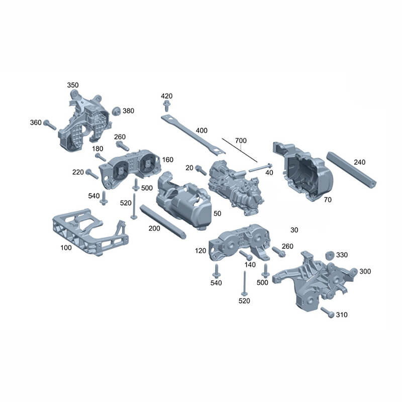 Car Air Screw Compressor For Benz EQE SUV 500