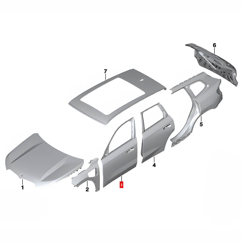 Car-Doors For BMW-X1 4 Doors