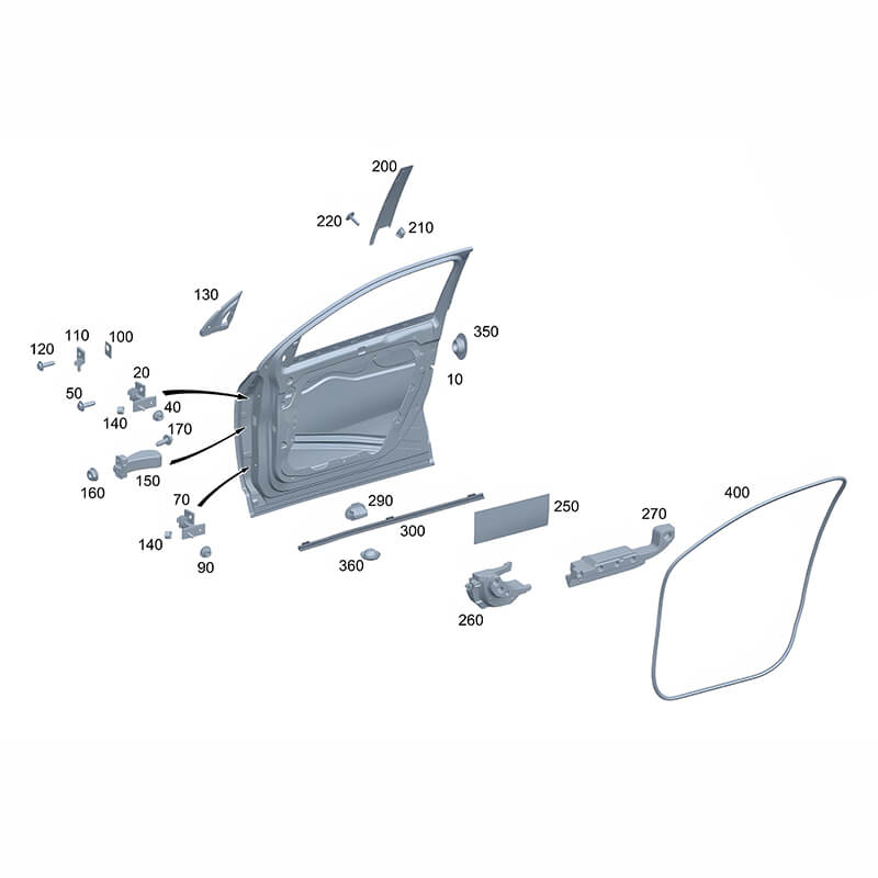 Car Door For Repair For Benz EQA 260