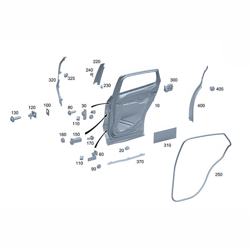 Car Door For Repair For Benz EQA 260