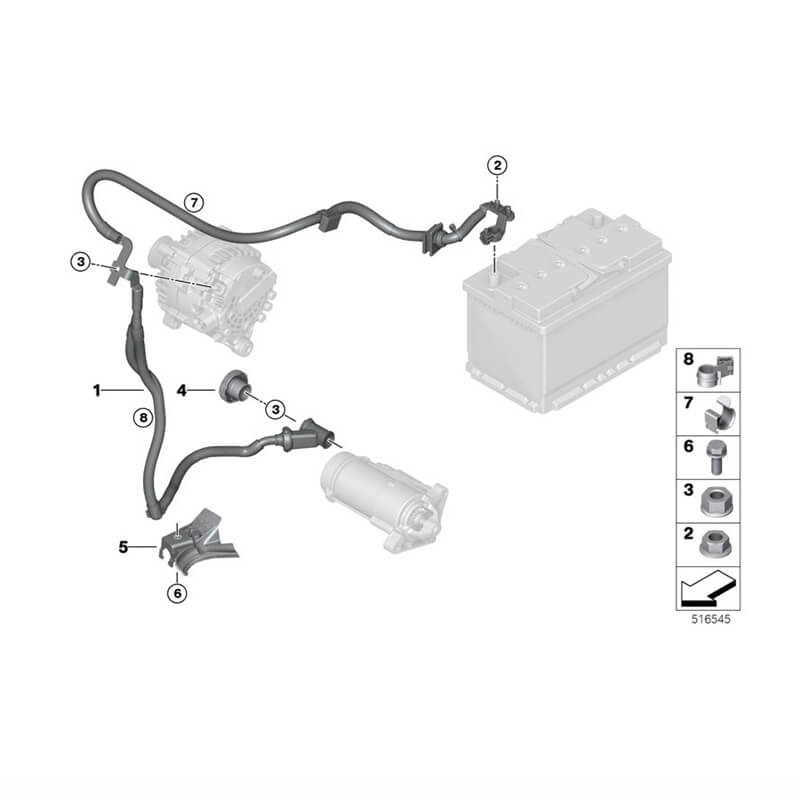 Car Energy Storage Battery For BMW-X1 Auto Accessory