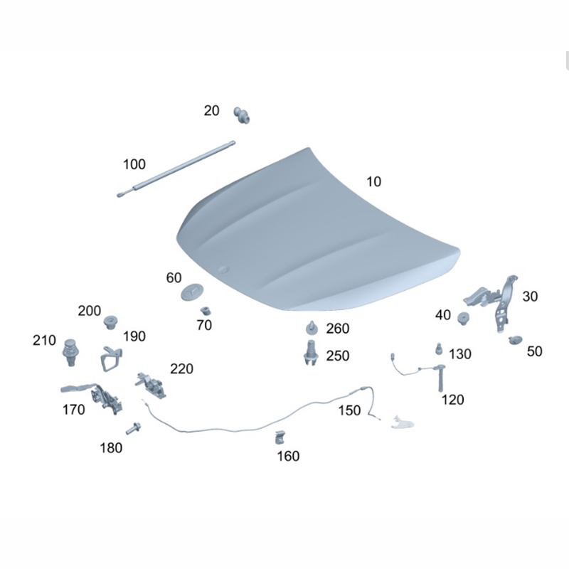 Car Engine Hood For Benz EQB 260