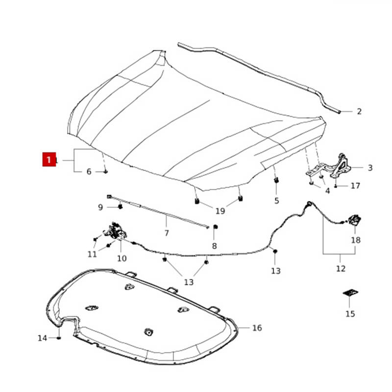 Car Engine Hood Car For Chevrolet Cruze